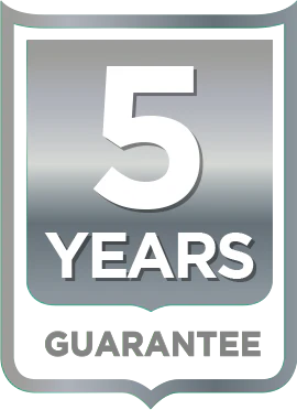 5 year warranty